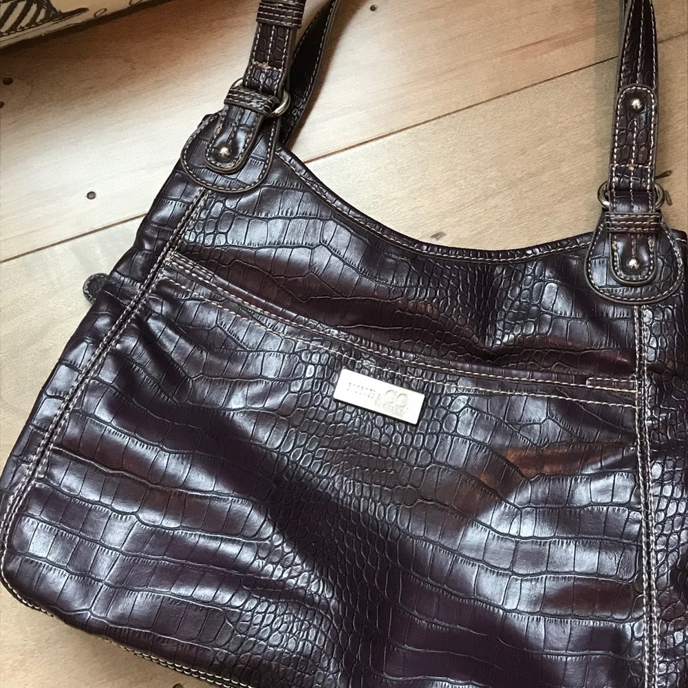 Nine & Co. by Nine West Plum purse